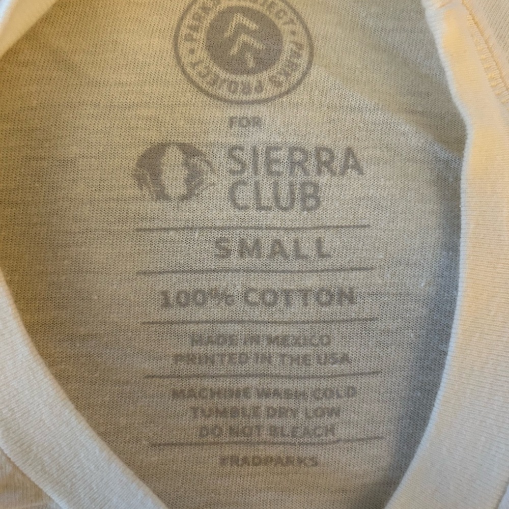 Sierra Club Earth Day Cream T-Shirt